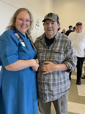 Honorary Partner ceremony for CA VVA Chapter 223 by the CA Chief Solano Chapter NSDAR.